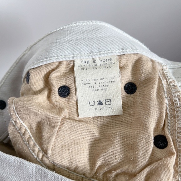 RAG & BONE FOR ARITZIA | ANTIQUE WHITE SKINNY JEANS - Picture 8 of 13